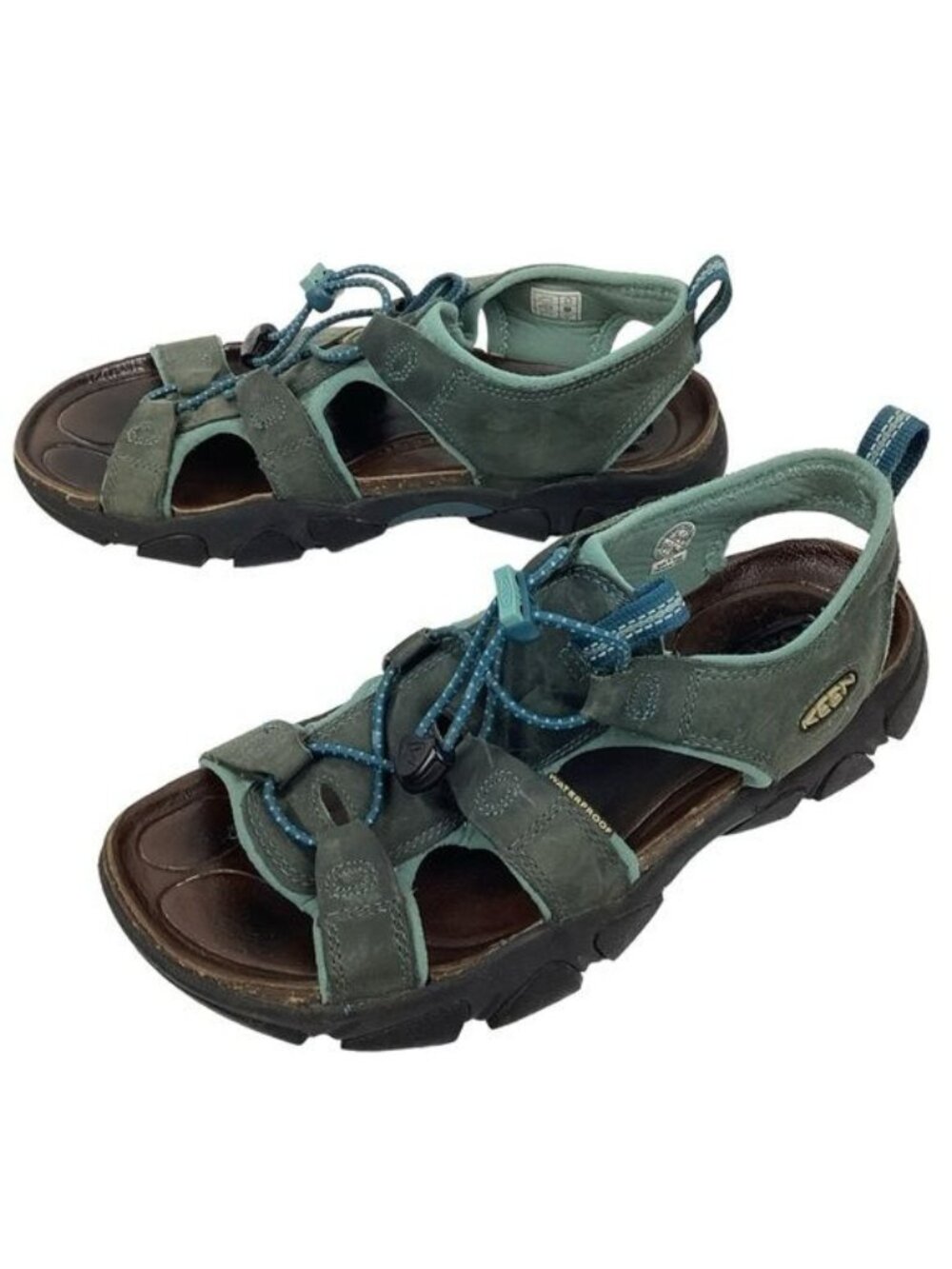 KEEN Sarasota Waterproof Leather Hiking Sandals Womens 9